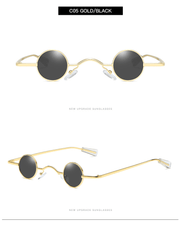 Punk retro hanging nose sunglasses, view 6 - MRSLM