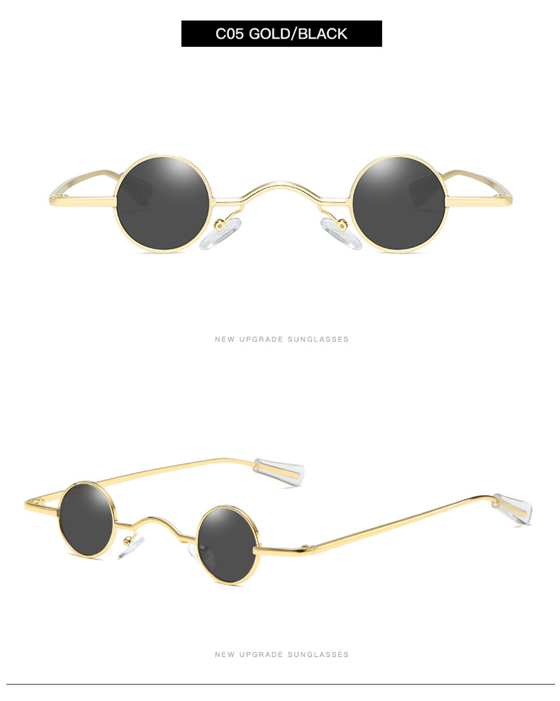 Punk retro hanging nose sunglasses, view 6 - MRSLM