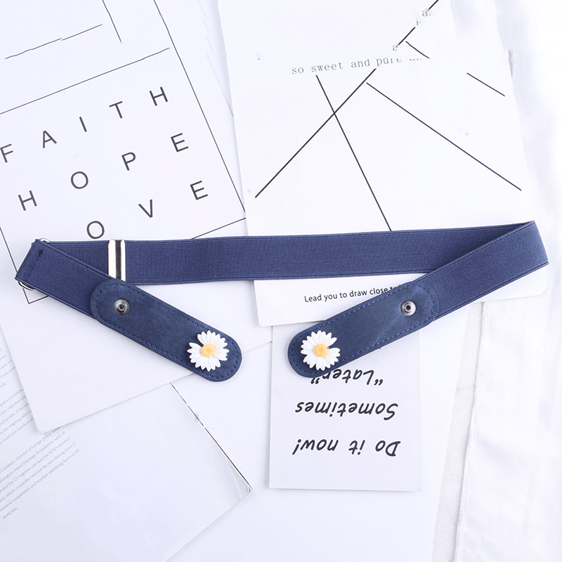 denim style elastic belt, view 6 - MRSLM