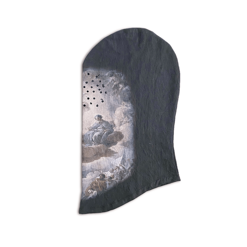 camouflage face mask headgear, view 4 - MRSLM