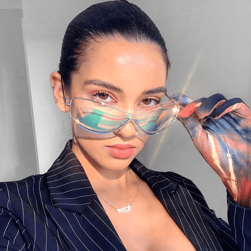 curved coated sunglasses - MRSLM