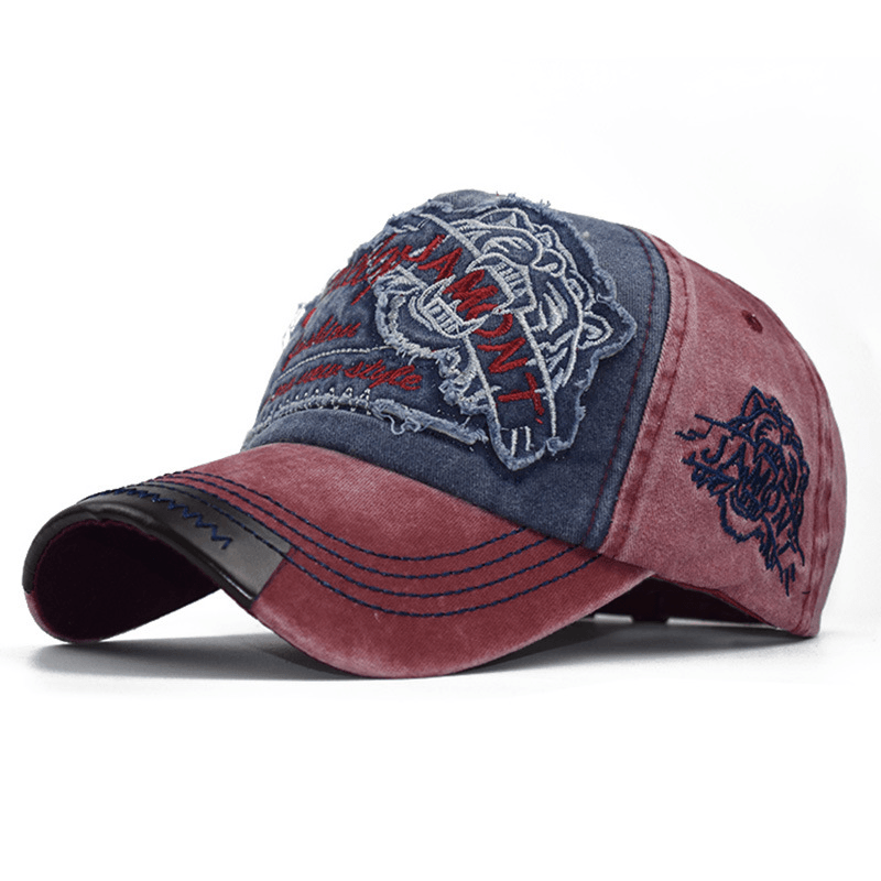 distressed washed baseball cap, view 5 - MRSLM