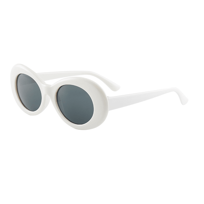 retro oval sunglasses, view 3 - MRSLM