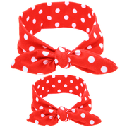 printed rabbit ear parent-child headband - MRSLM