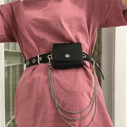 punk chain belt for women - MRSLM