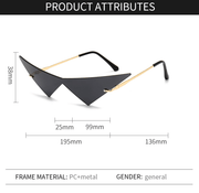 street style gold frame sunglasses, view 9 - MRSLM