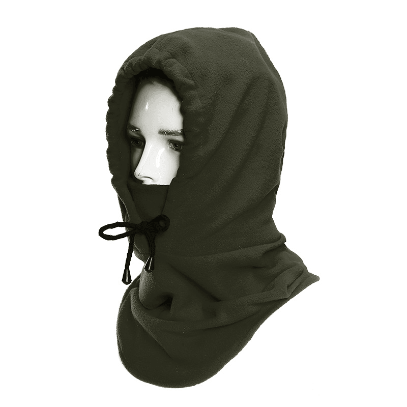 polar fleece cycling hood, view 7 - MRSLM