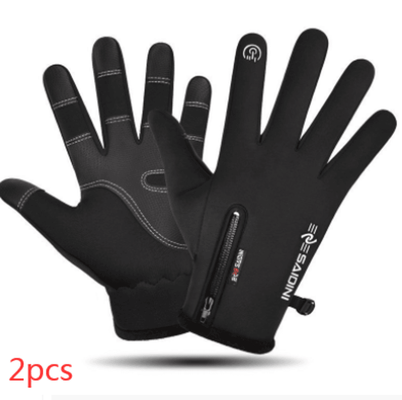 men's nylon touch screen gloves, view 6 - MRSLM