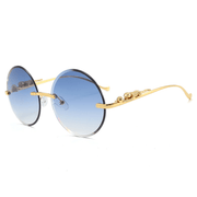 round metal frame sunglasses, view 4 - MRSLM