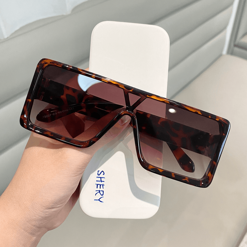 large frame one-piece sunglasses, view 3 - MRSLM