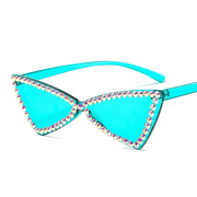 Retro triangle cat eye sunglasses, view 5 - MRSLM