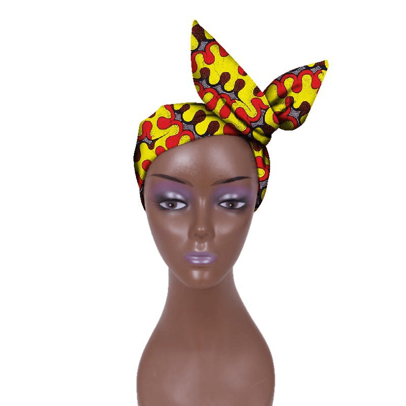 batik cloth headband, view 4 - MRSLM