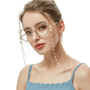 metal glasses and mask chain, view 5 - MRSLM