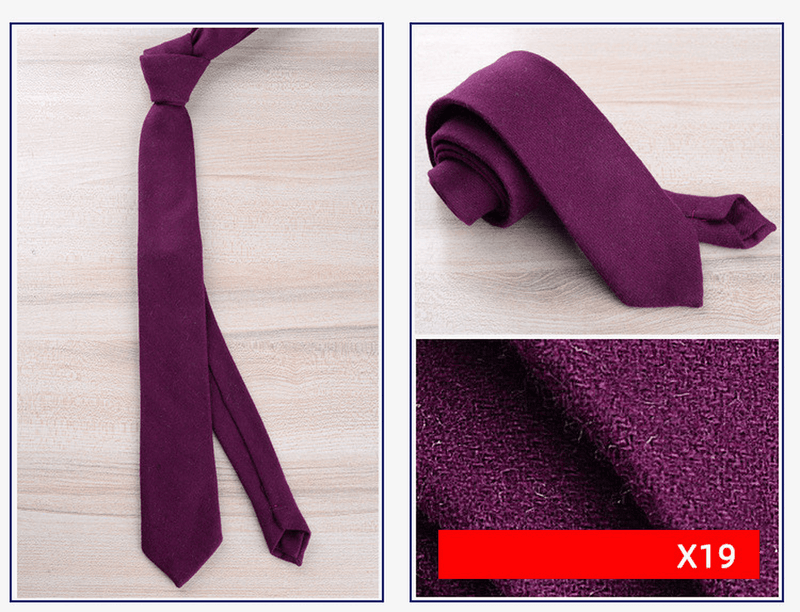 men's wool tie, view 18 - MRSLM