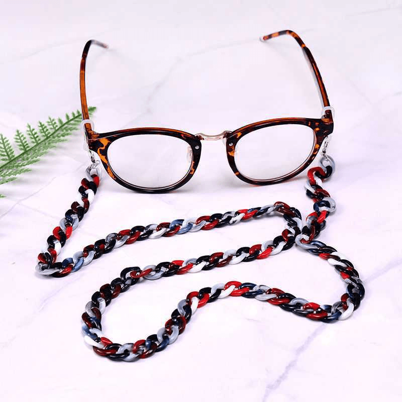 two-color glasses chain, view 4 - MRSLM