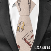 cartoon animal print tie, view 16 - MRSLM
