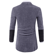 men's slim knit cardigan sweater, view 4 - MRSLM