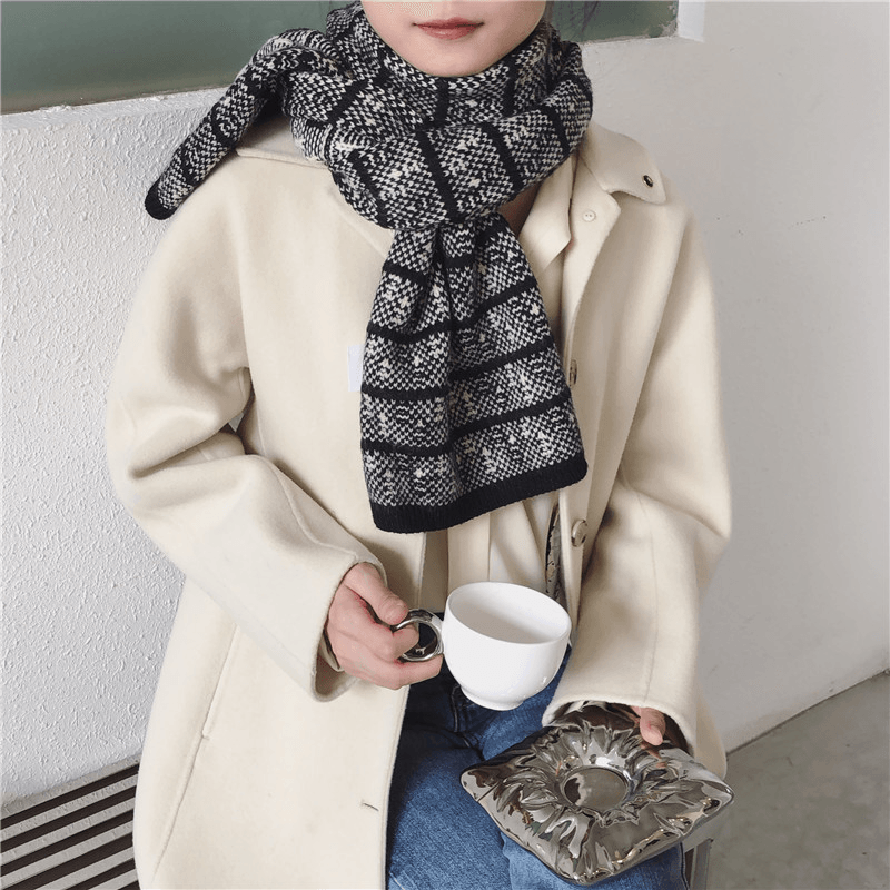 thick warm couple knitted scarf - MRSLM