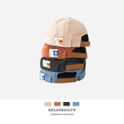 Women's simple melon cap with letter patch - MRSLM