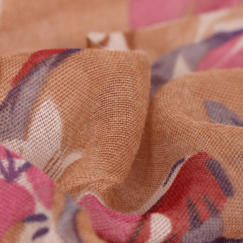 ladies printed Bali yarn scarf, view 7 - MRSLM