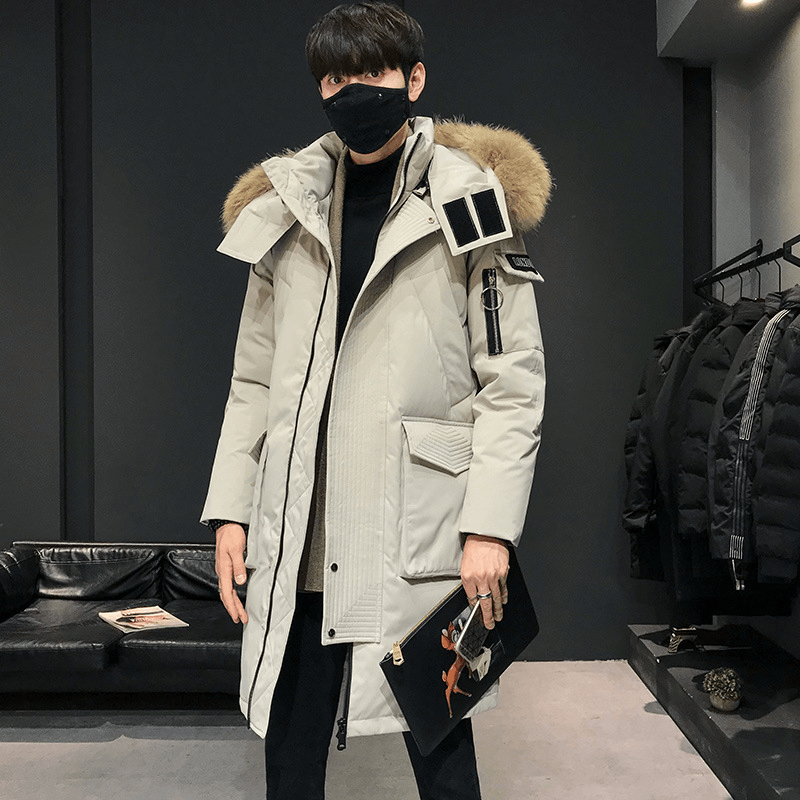 men's hooded parka jacket, view 4 - MRSLM