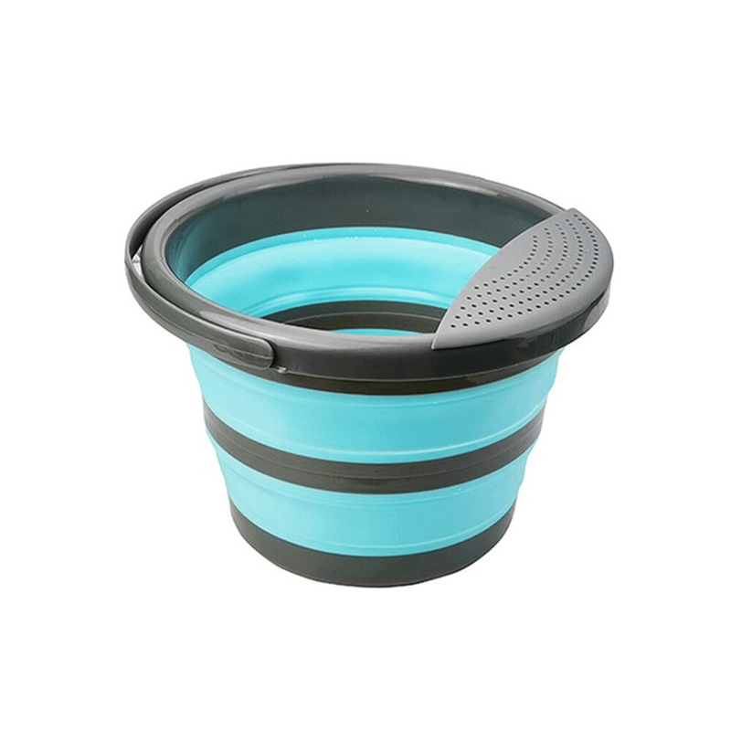 Ipree® 5L/10L Folding Bucket Portable Water Bin Water Basin Container Outdoor Camping Travel - MRSLM