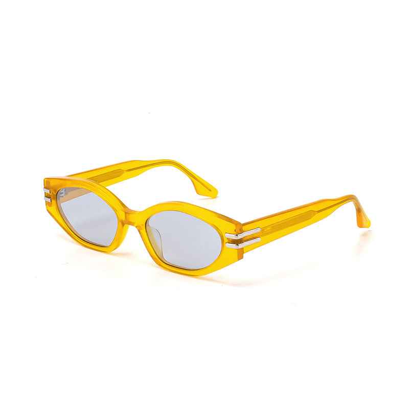 Uv-Blocking Acetate Frame Nylon Lens Sunglasses Glasses