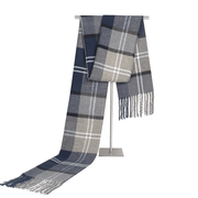 men's extra long grid scarf, view 8 - MRSLM