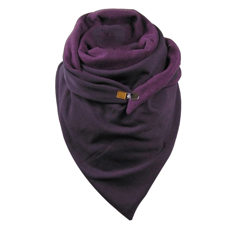 Padded warm printed shawl scarf, view 26 - MRSLM