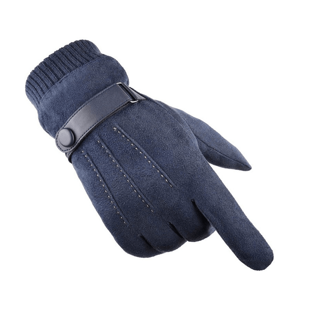 Men'S Winter Suede Gloves - MRSLM