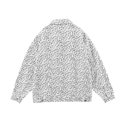 Men's leopard print denim jacket, view 2 - MRSLM