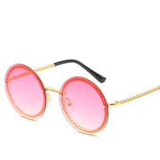 metal chain-ready sunglasses, view 3 - MRSLM