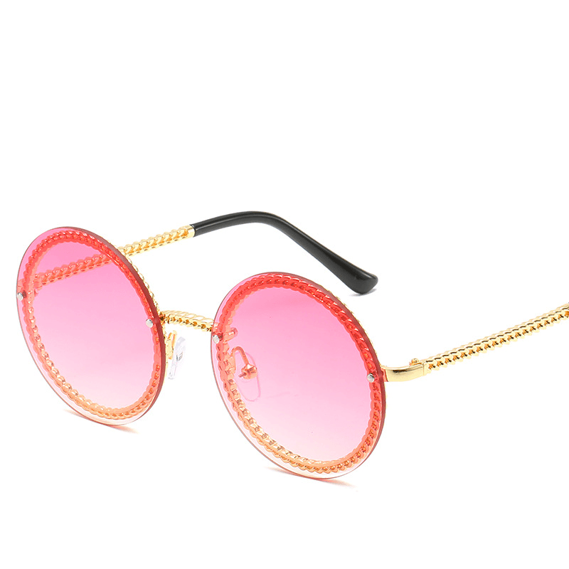 metal chain-ready sunglasses, view 3 - MRSLM