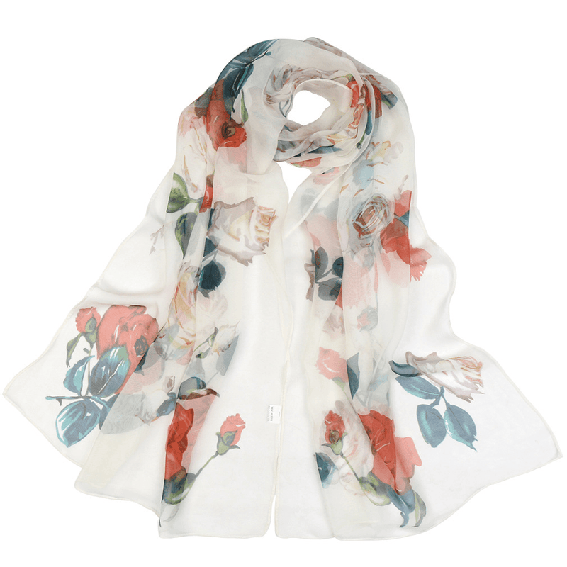 lotus pond thin scarf, view 3 - MRSLM