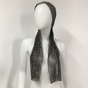 women's stretch rhinestone bandana hat, view 2 - MRSLM
