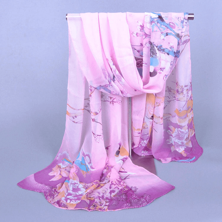 Chiffon Printed Chiffon Scarf for Women - MRSLM