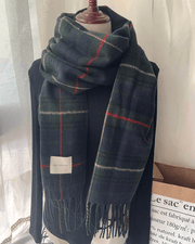 women's thick tassel shawl scarf, view 2 - MRSLM