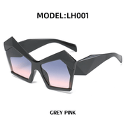 women's polygon fashion sunglasses, view 5 - MRSLM