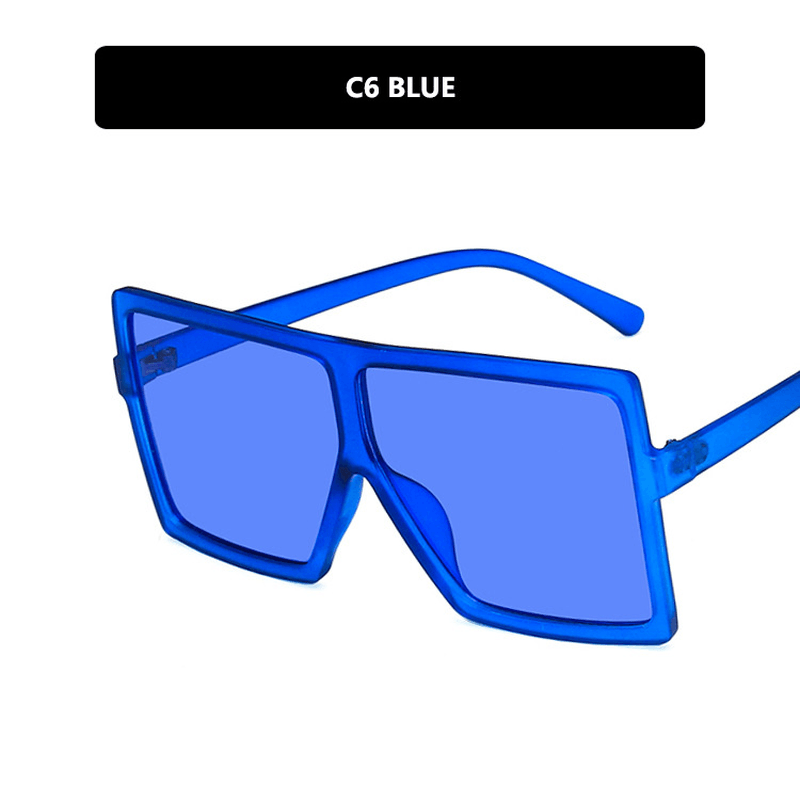 retro big frame sunglasses, view 3 - MRSLM