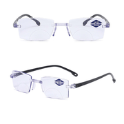 diamond cut anti-blue light reading glasses, view 6 - MRSLM