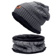 Knitted wool hat and scarf set, view 16 - MRSLM