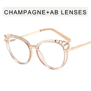 crystal TR90 butterfly glasses frame, view 5 - MRSLM