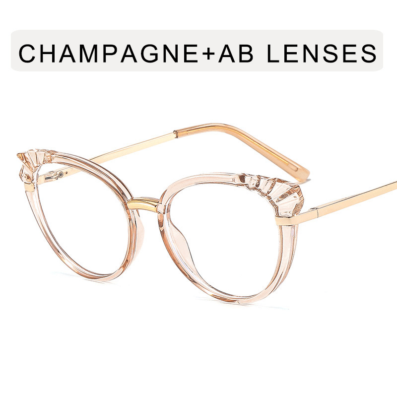 crystal TR90 butterfly glasses frame, view 5 - MRSLM
