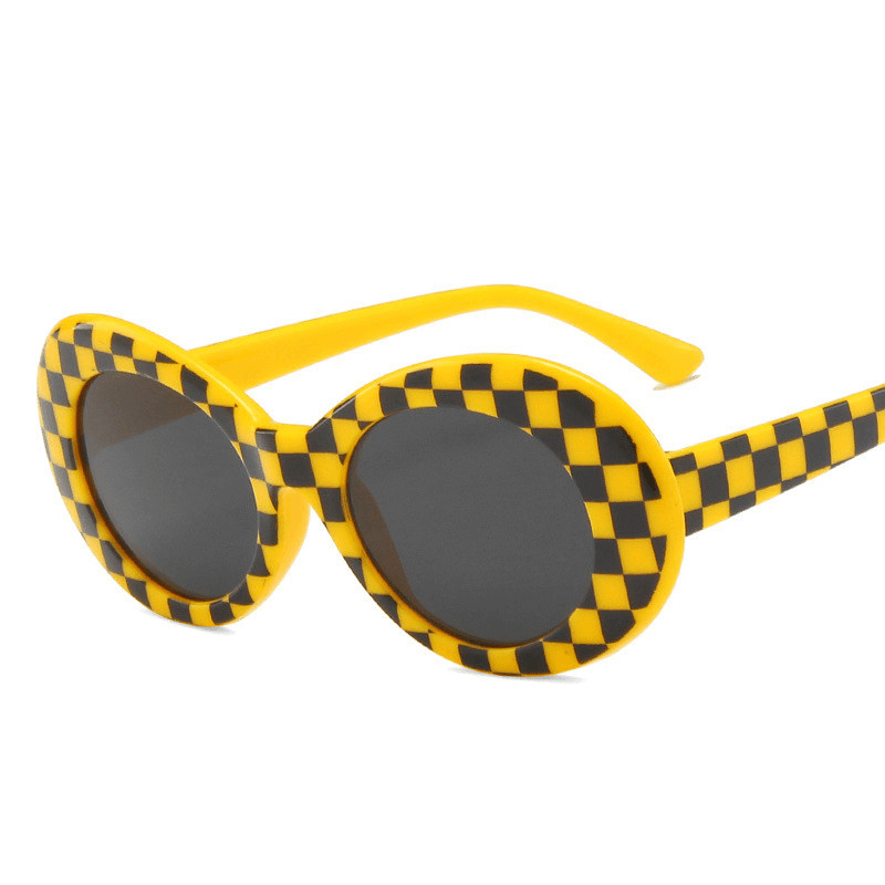 oval frame colorful sunglasses, view 8 - MRSLM