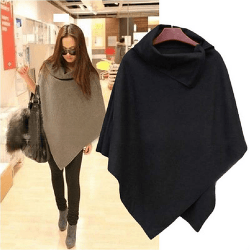 Women's loose cape coat shawl - MRSLM