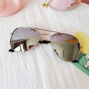 Children's colorful aviator sunglasses, view 4 - MRSLM