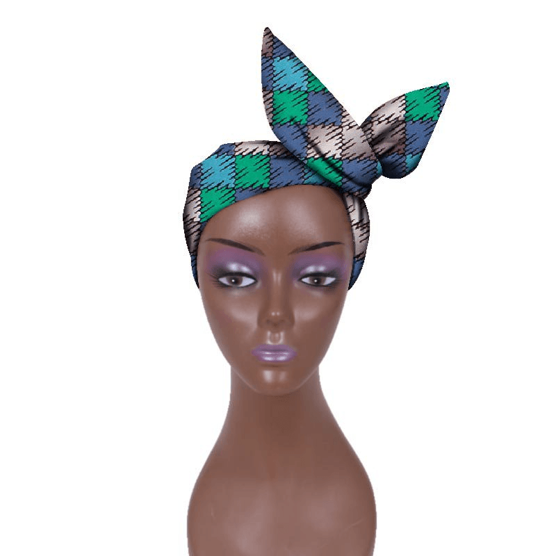 batik cloth headband, view 3 - MRSLM