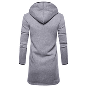 men's hooded mid-length cardigan, view 3 - MRSLM