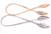 women's leaf metal waist chain, view 5 - MRSLM