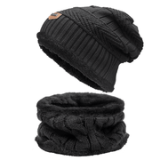 Knitted wool hat and scarf set, view 21 - MRSLM